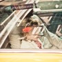 A little girl with her father in a yellow taxi. May 2011, New York City, USA A little girl with her father in a yellow taxi. May 2011, New York City, USA. By Giuseppe Marano.